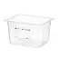 HENDI Transparante GN 1/2 container 12,5 l van PP, 325 x 265 mm