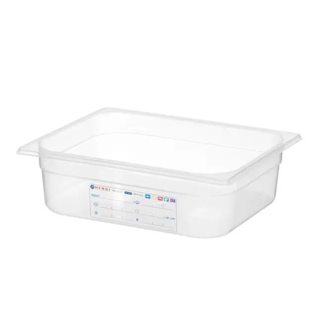 HENDI Gastronorm container – luchtdicht – 6,5L – transparant – 325x265x100 mm