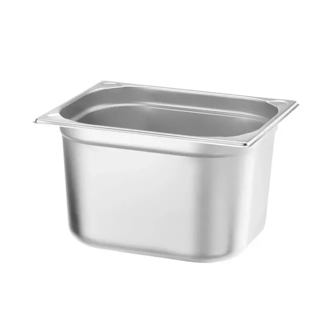 HENDI Gastronorm container – versterkte hoeken – 12,5L – 200 mm hoog – roestvrij staal