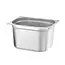 HENDI Gastronorm container – versterkte hoeken – 12,5L – 200 mm hoog – roestvrij staal