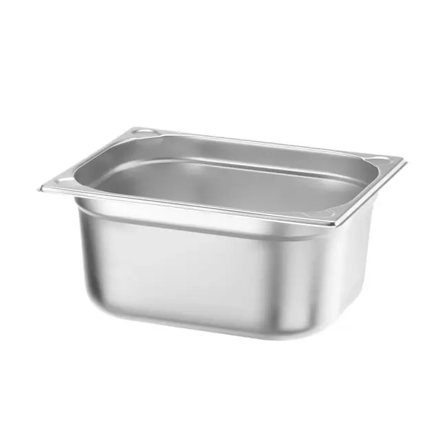 HENDI Gastronorm container – versterkte hoeken – 9,5L – 150mm hoog – roestvrij staal