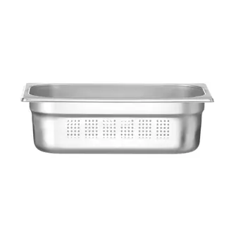 HENDI Gastronormbak geperforeerd – roestvast staal – 4L – 100 mm hoog