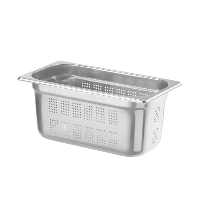 HENDI Gastronormbak – geperforeerd – roestvast staal – 5,7L – 150mm hoog