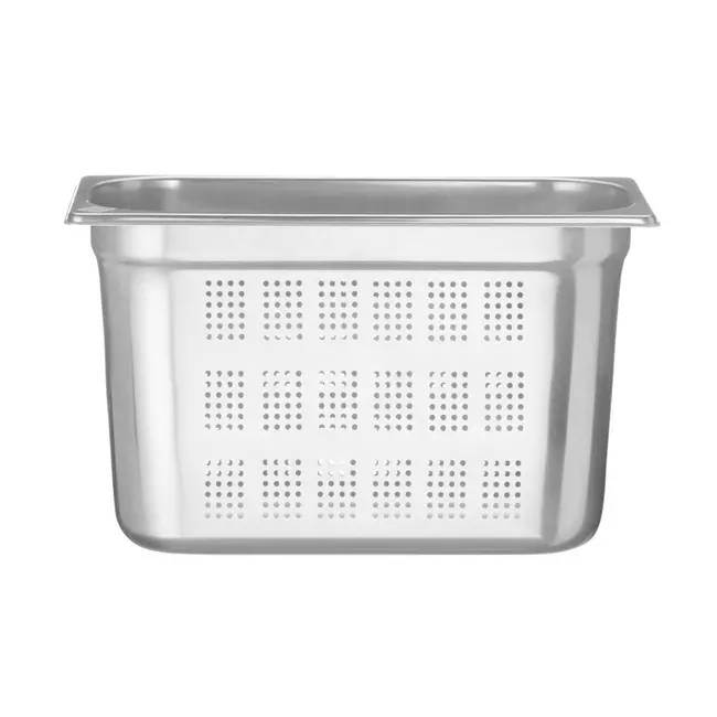 HENDI Gastronormbak – geperforeerd – 7,8L – roestvast staal – 200mm hoog