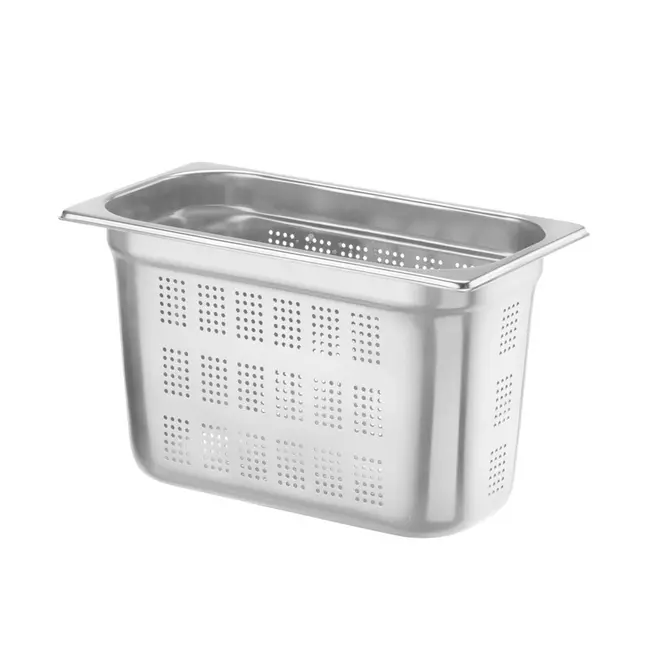 HENDI Gastronormbak – geperforeerd – 7,8L – roestvast staal – 200mm hoog