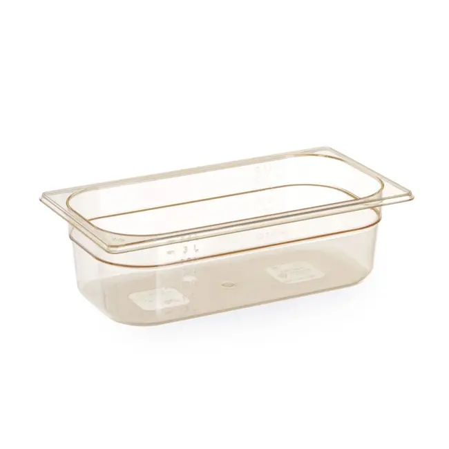HENDI Gastronorm bak – hoge temperatuurbestendigheid – 3,8L – transparant – 325x176x100 mm