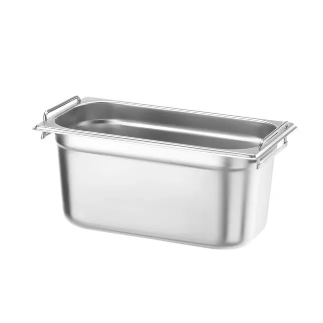 HENDI GN-container 1/3 met handvatten – 5,7L – roestvrij staal – 325x176x150 mm