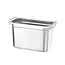 HENDI GN container 1/3 met handvatten – 7,8L – roestvrij staal – 325x176x200 mm
