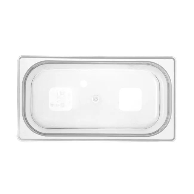 HENDI GN-container – polypropyleen – geur- en smaakvrij – 5,7L – transparant – 325x176x150 mm