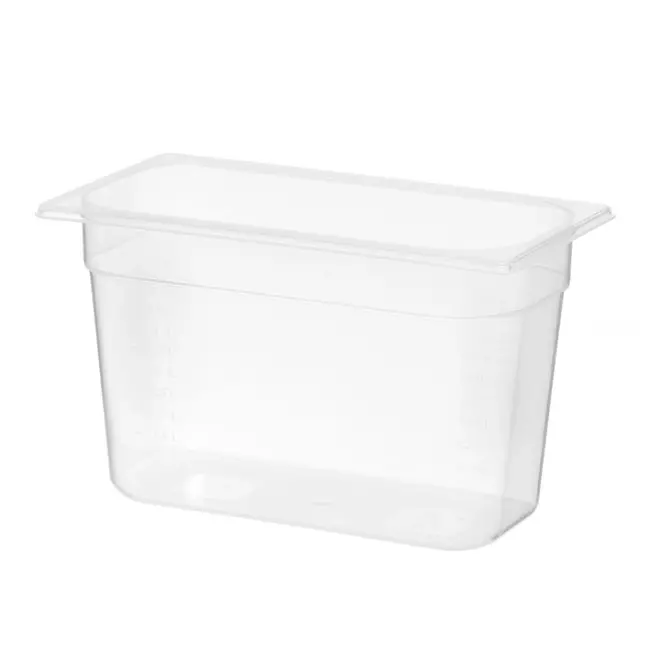HENDI GN-container 1/3 – Polypropyleen – 7,8L – Transparant – 325x176x200 mm