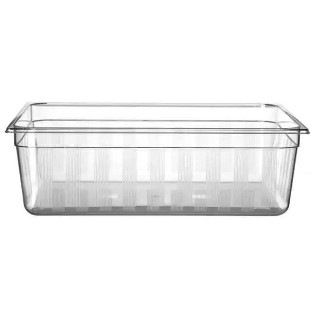 Hendi Gastronorm container - 58L - transparant polycarbonaat - 650x530x200mm