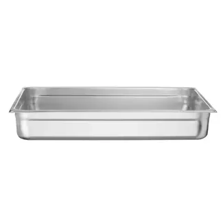 HENDI Gastronormbak – roestvaststaal 18/10 – 30L – 100mm hoog – stapelbaar