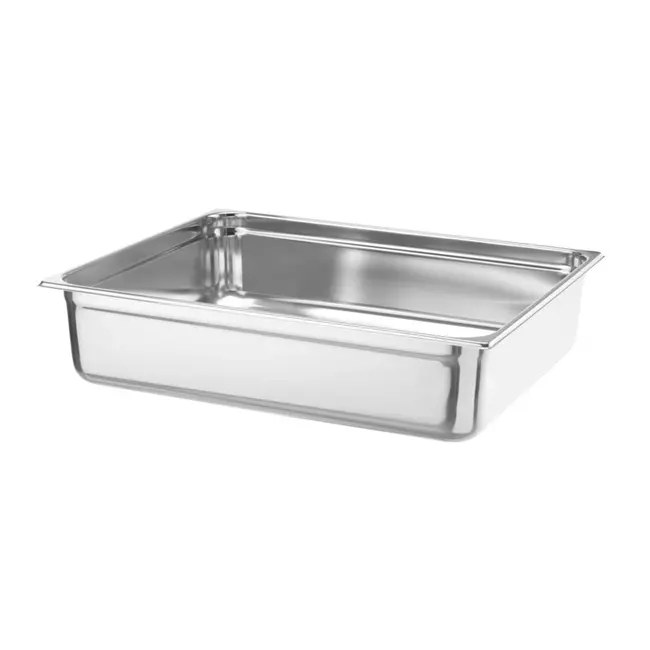 HENDI Gastronormbak – roestvast staal – 43L – 150mm hoog – stapelbaar en ovenbestendig