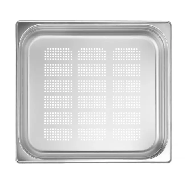 HENDI Gastronormbak – geperforeerd – roestvrij staal – 3L – 40mm hoogte