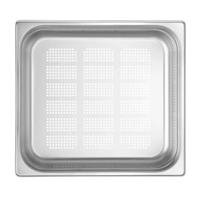 HENDI Geperforeerde GN-container – roestvast staal – 5,5L – 65mm hoog