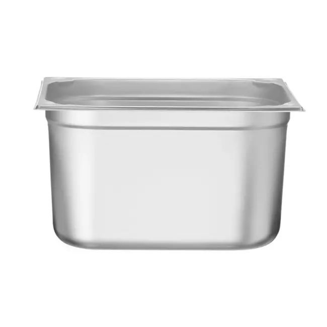 Hendi Gastronorm container 2/3 - 15,5L - versterkte hoeken - roestvrij staal - 200mm hoog