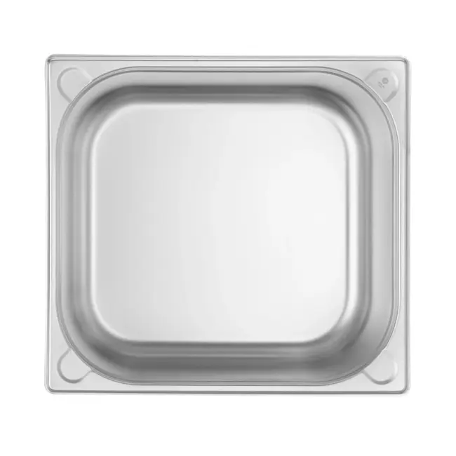 HENDI Gastronorm container 2/3 – 15,5L – versterkte hoeken – roestvrij staal – 200mm hoog