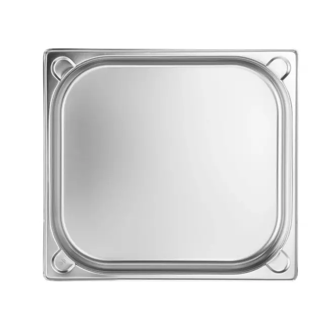 HENDI Gastronorm container 2/3 – 3L – versterkte hoeken – roestvrij staal – 40 mm hoog