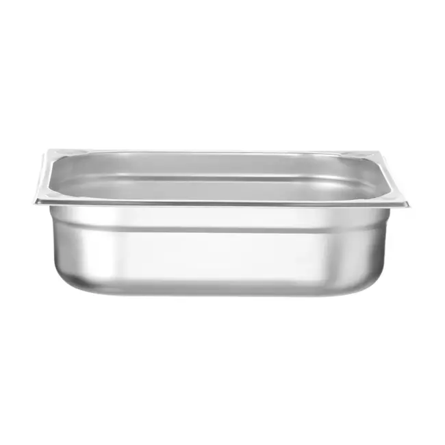 HENDI Gastronorm container – versterkte hoeken – 9 liter – 100 mm hoog – roestvrij staal