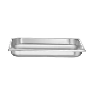 HENDI GN 2/3 container 3 liter met afgeronde hoeken, 42 mm hoog