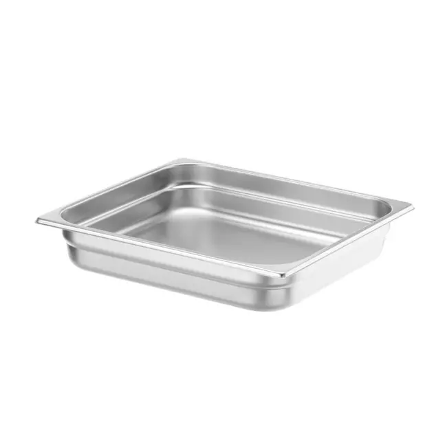 HENDI Gastronormbak – roestvast staal – 5,5 liter – 65 mm hoog – stapelbaar