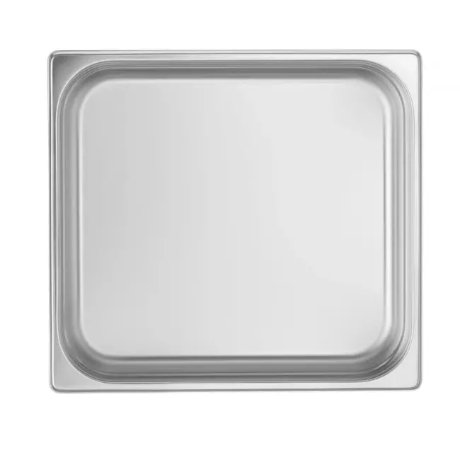 HENDI Gastronormbak – roestvast staal – 5,5 liter – 65 mm hoog – stapelbaar