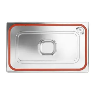 HENDI Deksel voor GN containers – siliconenrand – luchtdichte afsluiting – 530x325 mm