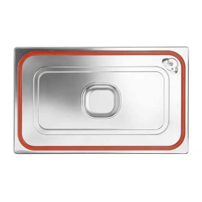 HENDI Deksel voor GN containers – siliconenrand – luchtdichte afsluiting – 530x325 mm