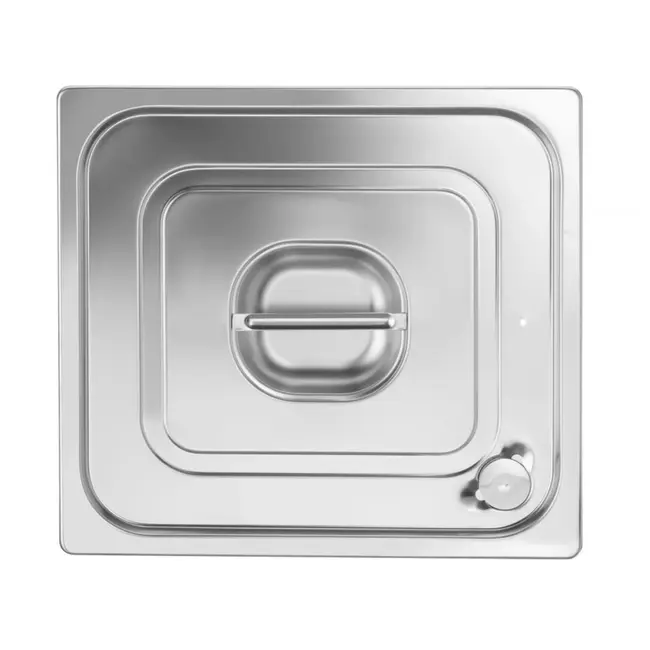 HENDI Deksel voor GN containers – siliconenrand – luchtdichte afsluiting – 354x325 mm