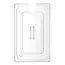 HENDI Deksel voor GN containers – uitsparing sous vide stick – transparant – 530x325 mm