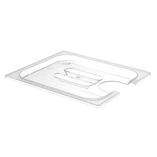 HENDI GN 1/2 sous vide deksel van PC met uitsparing, transparant