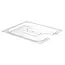 HENDI Deksel voor GN containers – uitsparing sous vide stick – transparant – 265x325 mm