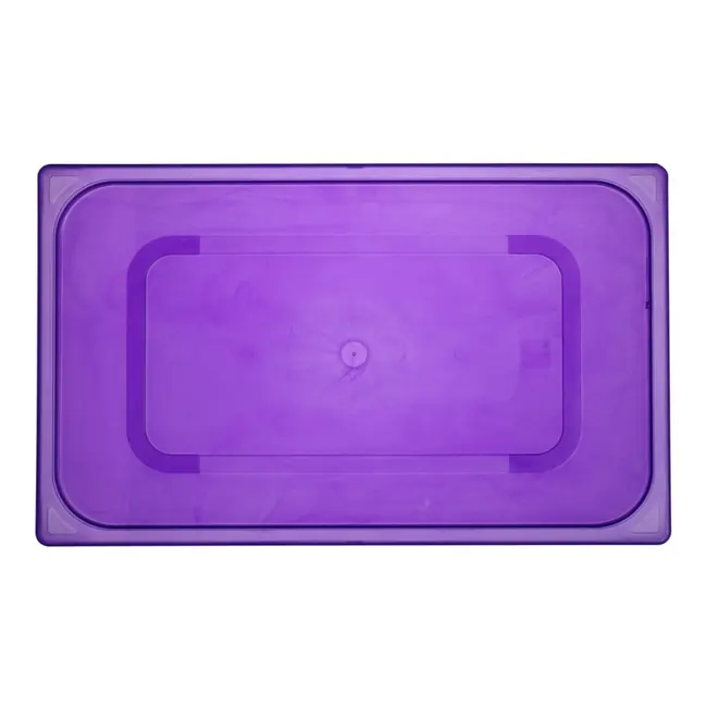 HENDI Deksel voor GN-containers – allergenenindicatie – vaatwasmachinebestendig – 530x325 mm – paars