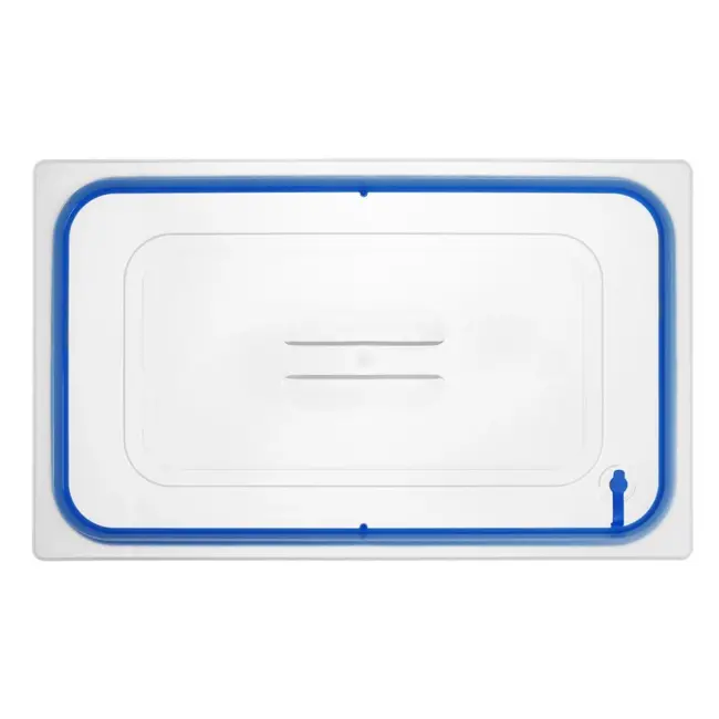 HENDI Deksel voor GN containers – luchtdichte afsluiting – transparant – 530x325 mm
