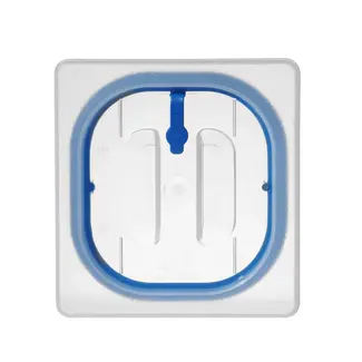 HENDI Deksel GN 1/6 – luchtdichte afsluiting – transparant – 176x162 mm