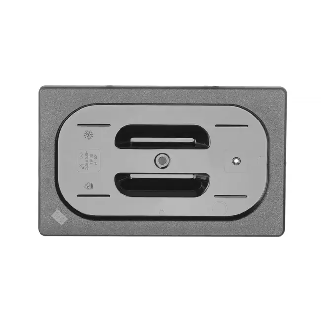 HENDI Deksel voor GN containers – polycarbonaat – zwart – 265x162 mm