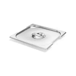 HENDI Deksel voor GN containers – Budget Line – 2/3 formaat – roestvrij staal – 354x325 mm