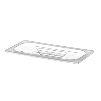 HENDI Transparant gastronormdeksel GN 1/3, polycarbonaat 325 x 176 mm