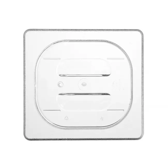 HENDI Deksel voor GN containers – transparant polycarbonaat – 176x162 mm – temperatuurbestendig
