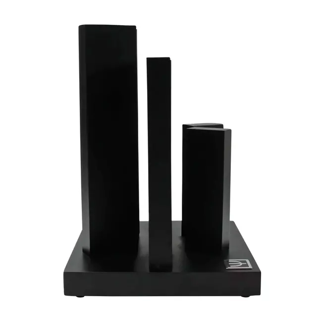 Yaxell Tower Messenblok – Magnetisch – Zwart Gelakt Beukenhout – Voor 6 Messen – Stijlvol Ontwerp