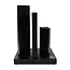 Yaxell Tower Messenblok – Magnetisch – Zwart Gelakt Beukenhout – Voor 6 Messen – Stijlvol Ontwerp