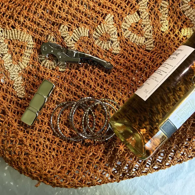 TRINK Luxe gouden sommeliermes – Italiaans design – Volledig metalen handvat – Dubbele hefboom – Compact en opvouwbaar