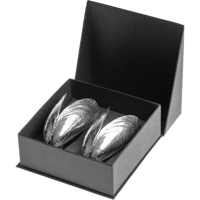 Anovi Mosselbestek Set – Authentiek Design – Handgemaakt – Inclusief 3,5L Mosselpan – Luxe Geschenkverpakking