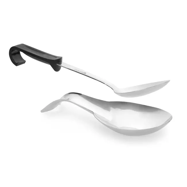 HENDI Lepelhouder – Metalen – Roestvast staal – Vaatwasmachinebestendig – 115x270x45 mm