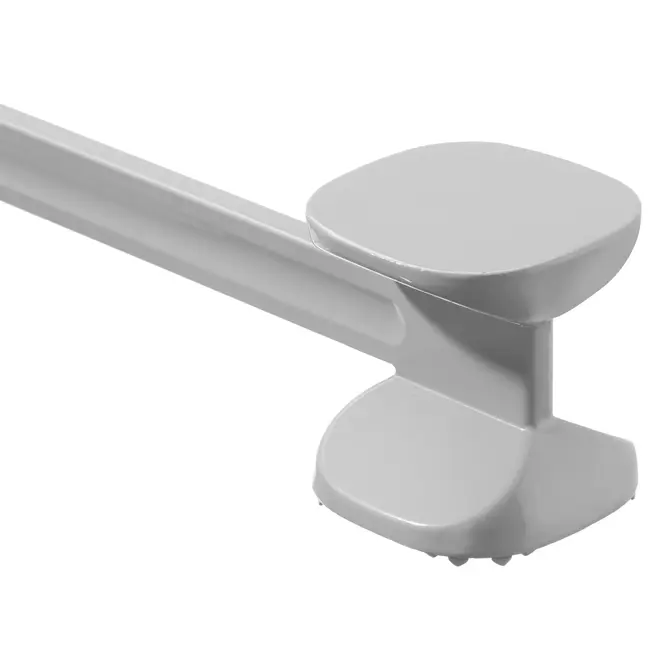 HENDI Dubbelzijdige vleeshamer – aluminium – lichtgrijs – 255x65x70 mm