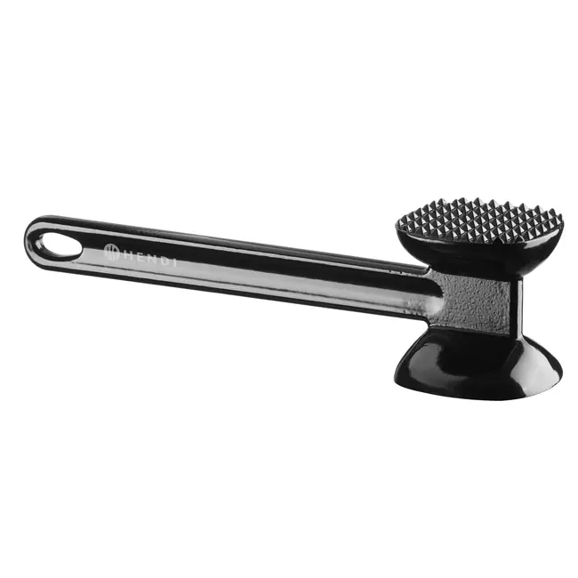 HENDI Dubbelzijdige vleeshamer – aluminium – zwart – 255 mm