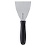 Triangle Veelzijdige bakspatel – RVS lemmet 8 cm – Ergonomisch handvat – Zwart