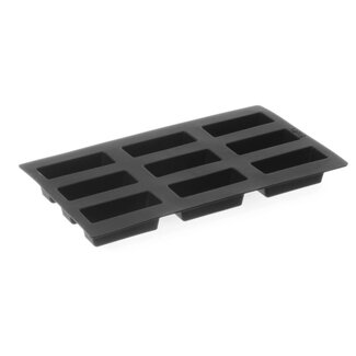 HENDI Mini-cakevorm – anti-aanbak siliconen – 80x30x33 mm – vaatwasser- en ovenbestendig
