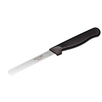 Solingen Allround tafelmes – microkartel – brede smeerkant – roestvrij staal – 21,5 cm – zwart