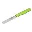 Solingen Allround tafelmes – microkartel – brede smeerkant – RVS – 21,5 cm – groen – set van 6